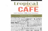 Tropical Smoothie Cafe Catering Menue