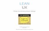 Agile by example 2015: Lean UX workshop - Cross-functional product design