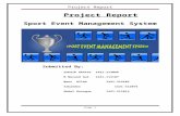 sports event management system.report