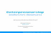Presentasi Kementerian Perindustrian RI: Enterpreneurship di Industri Animasi