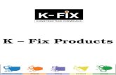 Chembond Chemicals - K fix products presentation