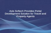 Axis softech provides portal development solution for travel and property agents