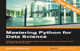 Mastering Python for Data Science - Sample Chapter