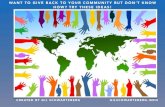 Want To Give Back To Your Community But Don't Know How? Try These Ideas