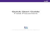 Quick start guide  field placement