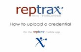 How to upload a credential