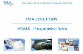 TMA HTML5 - Responsive web