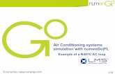 R407C Air Conditioning system simulation with numenGo|FL - LMS.Imagine.Amesim