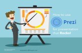 How To Use Prezi for Presentation that Rocks!
