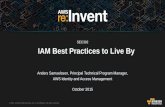 (SEC302) IAM Best Practices To Live By