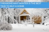 Tracey Rancifer | 5 Reasons Why Winter Is The Best Time To Buy A Home