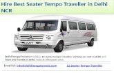 Hire Best Tempo Traveller in Delhi NCR