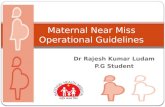 Maternal Near Miss Operational Guidelines