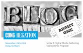 Social & Digital Media Gathering Sponsorship Proposal