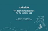 RethinkDB - the open-source database for the realtime web