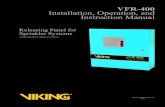 VFR-400 Installation, Operation, and Instruction Manual