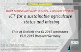 CoO + GI2015 ppt_mayer ict for a sustainable agriculture - status and missing