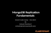 MongoDB Replication fundamentals - Desert Code Camp - October 2014