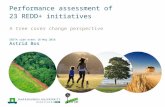 Performance assessment of 23 REDD+ initiatives: A tree cover change perspective