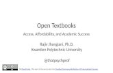 Open Textbook Network Workshop at Temple University