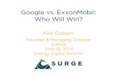 Google Vs. Exxon: Who Will Win? - Energy Digital Summit 2014