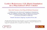 Lattice-Boltzmann (LB) Fluid Simulation on a Playstation3 (PS3 ...