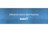 Best Practices for Enterprise Search