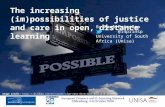 The increasing (im)possibilities of justice and care in open, distance learning - Paul Prinsloo #EDENRW9