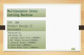 Multipupose grass cutting machine