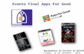 Encontro Final Nacional Apps For Good 2015