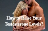 How to raise your testosterone levels
