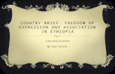 Country brief: Ethiopia