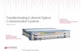 Troubleshooting Coherent Optical Communication Systems
