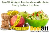 Top 10 weight loss foods available in every indian kitchen