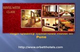 High Quality Luxurious Hotel In Pune