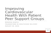 Improving cardiovascular health with peer support groups