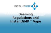 Deeming Regulations and InstantGMP_160515