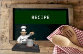 Creat a recipe