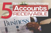 5 Tips on Efficiently Managing Accounts Receivable