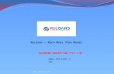 Ruloans - Loan Comparison Website