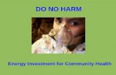 Do No Harm: Energy Investment for Community Health