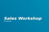 Sales workshop