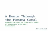 Witt O Briens: A route through the Panama Panal