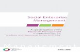 Brochure Master in Social Enterprise Management 2016