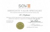 VAVE certification