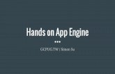 Hands on App Engine