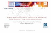 Innovation for education: tranfer of knowldge. Further developments of a prototype assessment system
