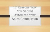 12 Reasons Why You Should Automate Your Sales Commission