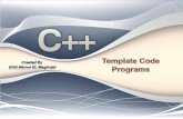 10 template code program