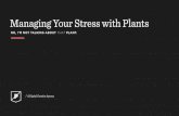 Managing Your Stress with Plants